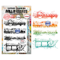 #1336 Torn Prints - A6 Stamp Set