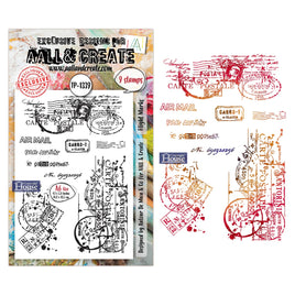 #1339 Flight Marks - A6 Stamp Set