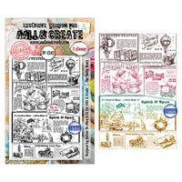 #1342 The Daily News - A6 Stamp Set
