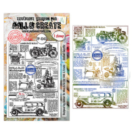 #1343 Global Gazette - A6 Stamp Set
