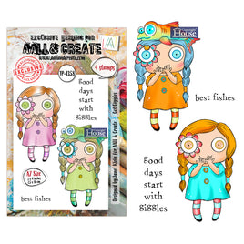 #1358 Got Giggles - A7 Stamp Set
