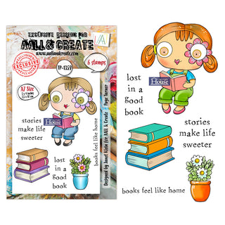 #1359 Page Turner - A7 Stamp Set