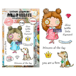#1361 Princess of the Day - A7 Stamp Set