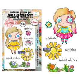 #1364 Sunlit Wishes - A7 Stamp Set