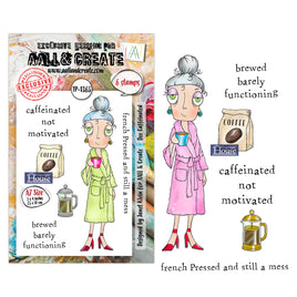 #1365 Dee Caffeinated - A7 Stamp Set
