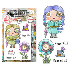 #1371 Gear Girl - A7 Stamp Set