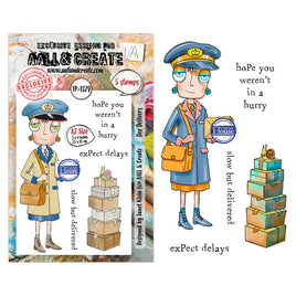 #1379 Dee Delivers - A7 Stamp Set