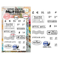 #1380 Postal Bits - A7 Stamp Set