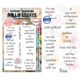 #1381 Miss Dee On Aging - A6 Stamp Set