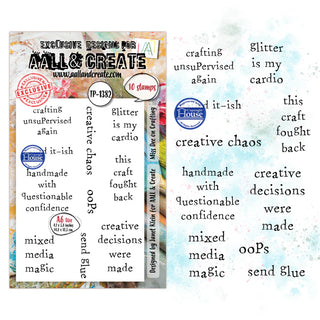 #1382 Miss Dee On Crafting - A6 Stamp Set