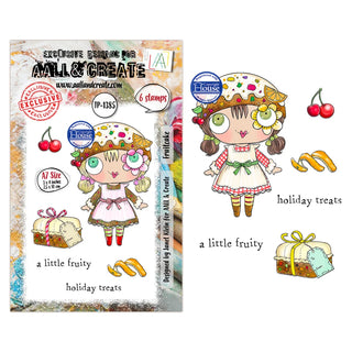 #1385 Fruitcake - A7 Stamp Set