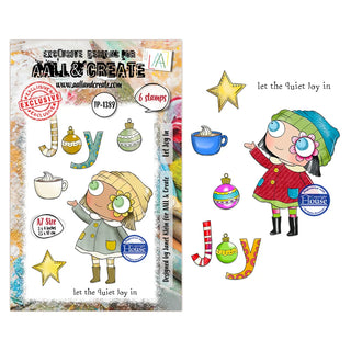 #1389 Let Joy In - A7 Stamp Set