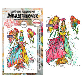 #1403 The Whispering Dress - A6 Stamp Set