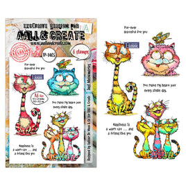 #1405 Just Meowmories - A6 Stamp Set