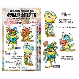 #1406 Totally Un-frog-gettable - A6 Stamp Set