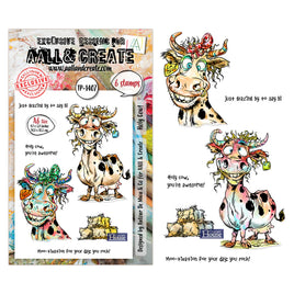 #1407 Holy Cow! - A6 Stamp Set