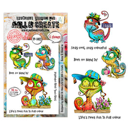 #1412 Born To Blend In - A6 Stamp Set