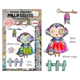 #1416 Almost Scary - A7 Stamp Set