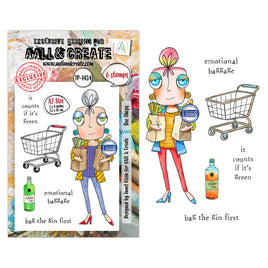 #1434 Dee Shops - A7 Stamp Set