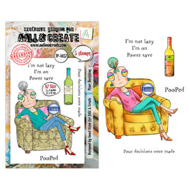 #1437 Pour Decisions - A7 Stamp Set