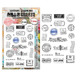 #1442 Stamped Horizons - A6 Stamp Set