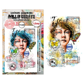 #1449 Marked In History - A7 Stamp Set