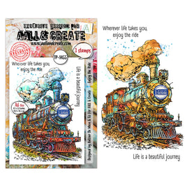 #1455 Enjoy the Ride - A6 Stamp Set