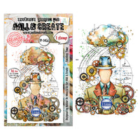 #1456 Faceless Time - A6 Stamp Set