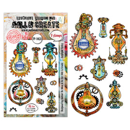 #1458 Coglight Relics - A6 Stamp Set