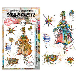 #1464 Aerial Mechanica - A6 Stamp Set