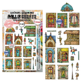 #1472 Tiny Kingdoms - A5 Stamp Set