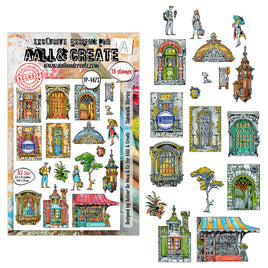 #1473 Sidewalk Stories - A5 Stamp Set