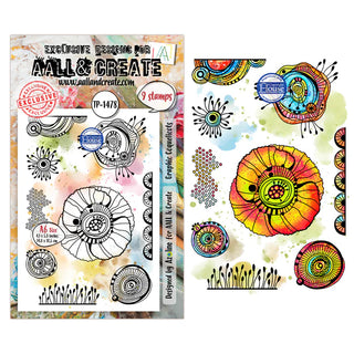 #1478 Graphic Coquelicots - A6 Stamp Set