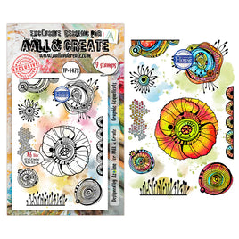 #1478 Graphic Coquelicots - A6 Stamp Set