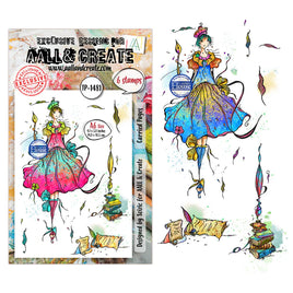 #1481 Carried Pages - A6 Stamp Set