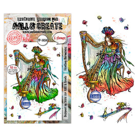 #1484 Floating Harmonies - A6 Stamp Set