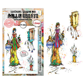 #1485 Brush Dreams - A6 Stamp Set