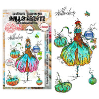 #1486 Gilded Pumpkin Fairy - A6 Stamp Set