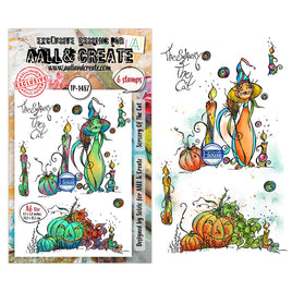 #1487 Sorcery Of The Cat - A6 Stamp Set