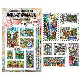 #1491 Postmarked Joy - A6 Stamp Set