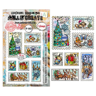 #1492 Stamped Wishes - A6 Stamp Set
