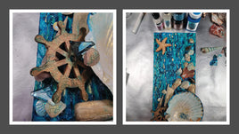 July 8, 2023 - Under the Sea - Mixed Media with Art Anthology Crafters Classroom