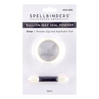 Silver Bullion Wax Seal Powder from the Clear Seal Maker Tool Collection