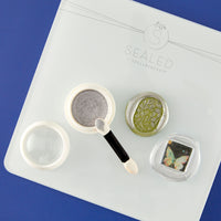 Silver Bullion Wax Seal Powder from the Clear Seal Maker Tool Collection