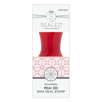 Snowflake Mini 3D Wax Seal