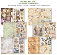 Wizard Academy Junk Journal & Ephemera Book A4 32/Pkg