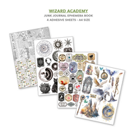 Wizard Academy Junk Journal & Ephemera Book A4 32/Pkg