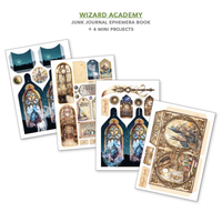 Wizard Academy Junk Journal & Ephemera Book A4 32/Pkg