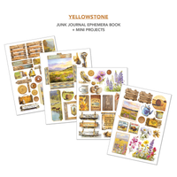 Yellowstone Junk Journal & Ephemera Book A4 32/Pkg