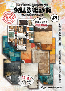 #09 - A4 Design Paper - Time-Tarnished Wonders
